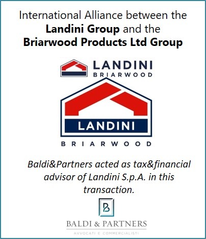 International Alliance beteen the Landini Group and the Briarwood Products Ltd Group